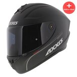 Axxis Draken helm solid mat zwart