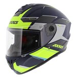 Axxis Draken S helm Sunray mat blauw geel grijs
