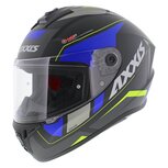 Axxis Draken S helm Wind mat zwart blauw