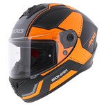 Axxis Draken S helm Sonar mat oranje