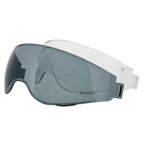 Vizier Vito Jet Bruzano helder, smoke of spiegel zilver (ECE-22.05)