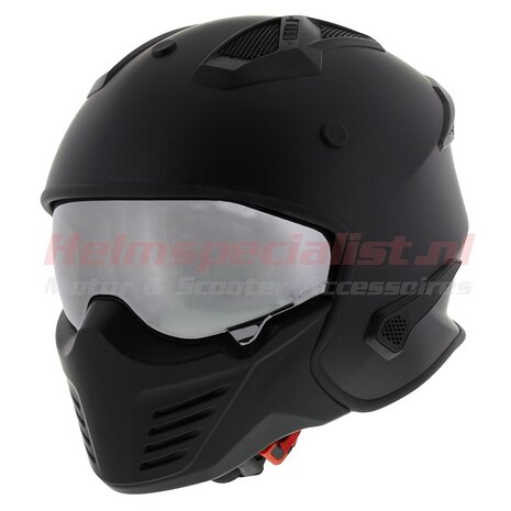 Vizier Vito Jet Bruzano helder, smoke of spiegel zilver (ECE-22.05)