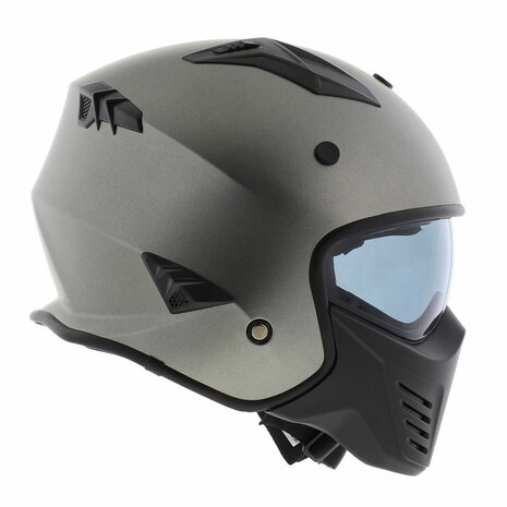 Vito Jet Bruzano helm mat titanium