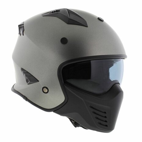 Vito Jet Bruzano helm mat titanium