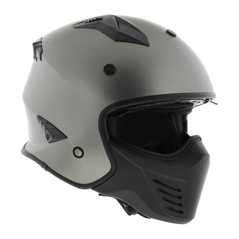 Vito Jet Bruzano helm mat titanium