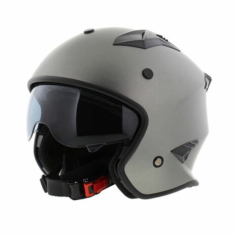 Vito Jet Bruzano helm mat titanium