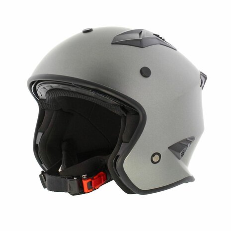 Vito Jet Bruzano helm mat titanium