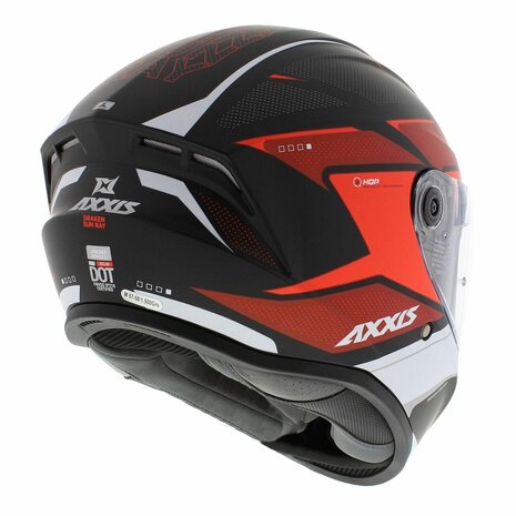 Axxis Draken S integraal helm Sunray mat rood