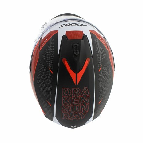 Axxis Draken S integraal helm Sunray mat rood