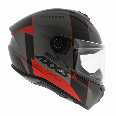 Axxis Draken S integraal helm MP4 mat rood