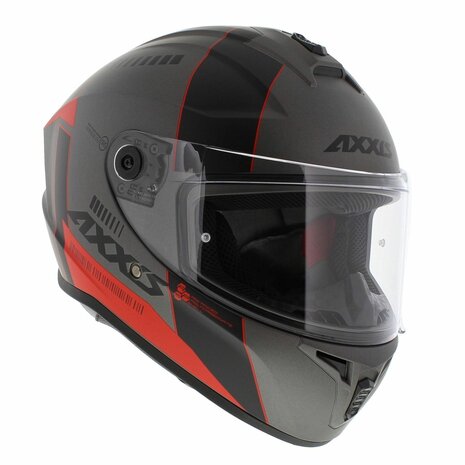 Axxis Draken S integraal helm MP4 mat rood