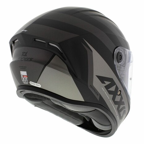 Axxis Draken S integraal helm Premier mat zwart