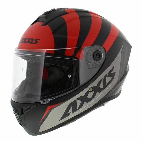 Axxis Draken S integraal helm Premier mat rood