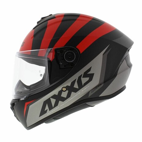 Axxis Draken S integraal helm Premier mat rood