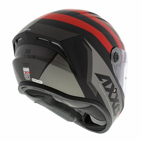 Axxis Draken S integraal helm Premier mat rood