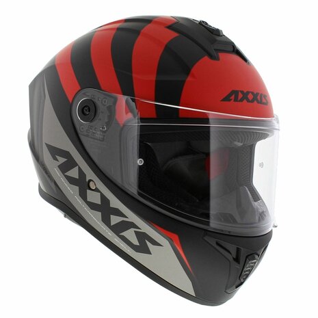 Axxis Draken S integraal helm Premier mat rood