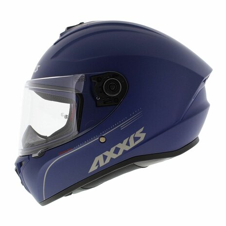 Axxis Draken S integraal helm solid mat blauw