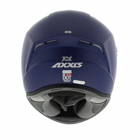 Axxis Draken S integraal helm solid mat blauw