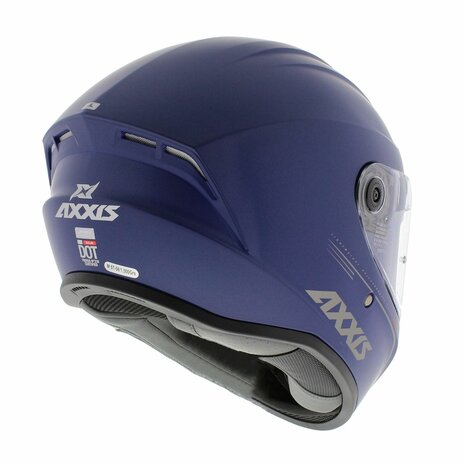 Axxis Draken S integraal helm solid mat blauw