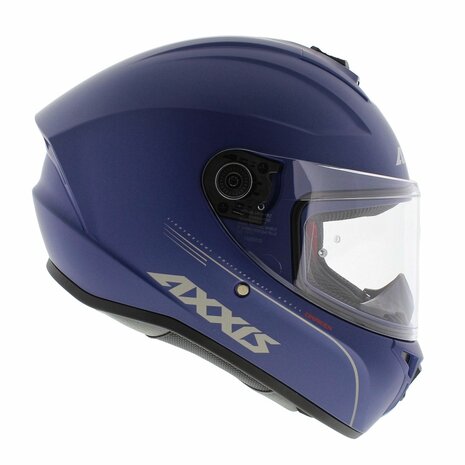 Axxis Draken S integraal helm solid mat blauw