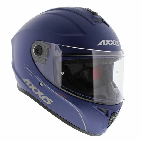 Axxis Draken S integraal helm solid mat blauw