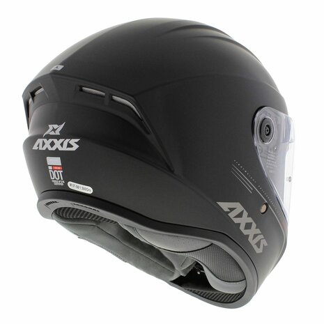 Axxis Draken S integraal helm solid mat zwart