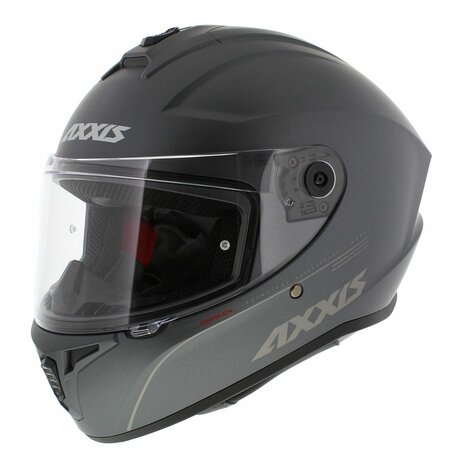 Axxis Draken S integraal helm solid mat titanium