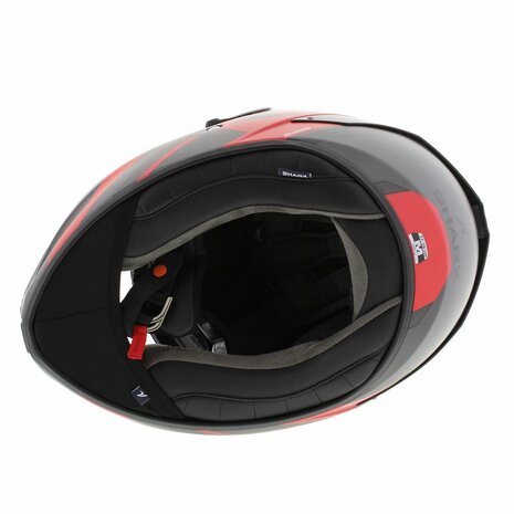 Shark Spartan RS carbon Shawn motorhelm mat zwart zilver