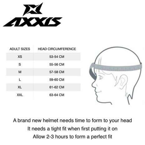 Axxis Draken helm solid mat zwart
