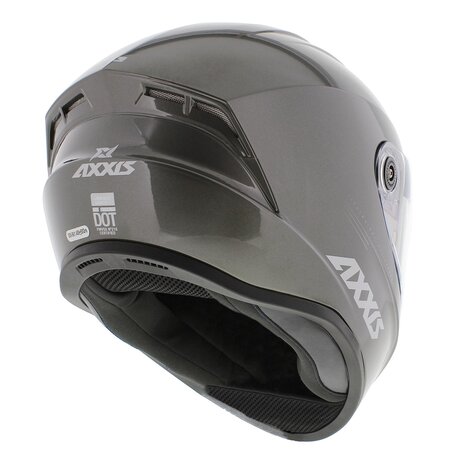 Axxis Draken helm solid glans titanium