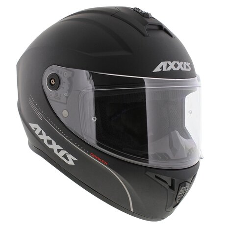 Axxis Draken helm solid mat zwart