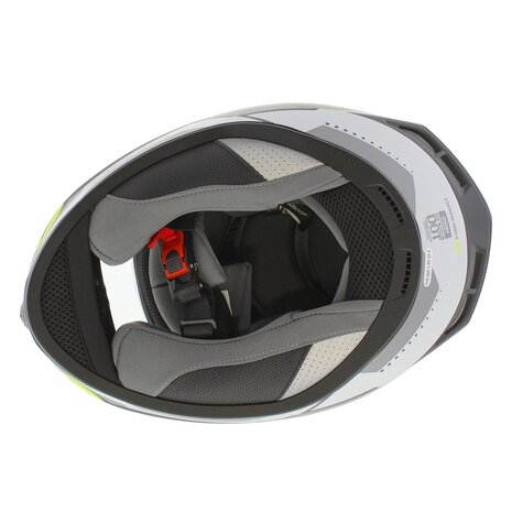 Axxis Draken S helm Sonar mat zwart grijs geel