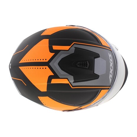 Axxis Draken S helm Sonar mat oranje