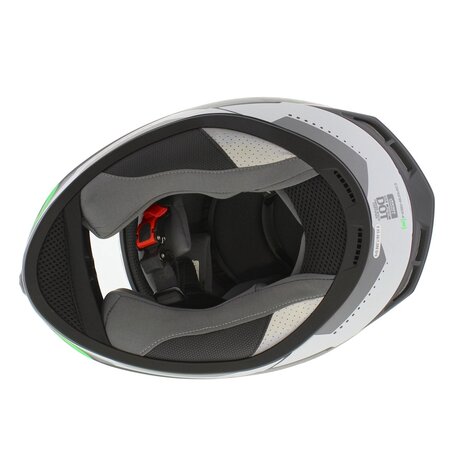 Axxis Draken S helm Sonar mat zwart grijs groen