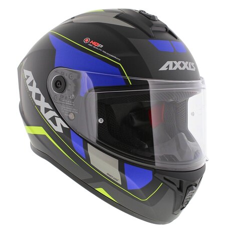 Axxis Draken S helm Wind mat zwart blauw