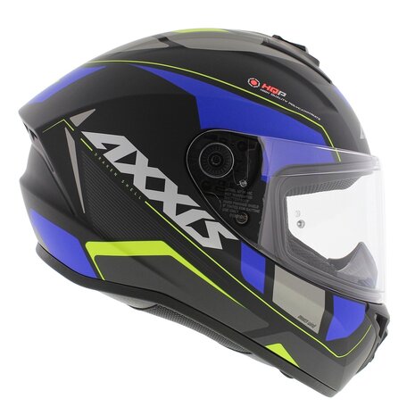 Axxis Draken S helm Wind mat zwart blauw