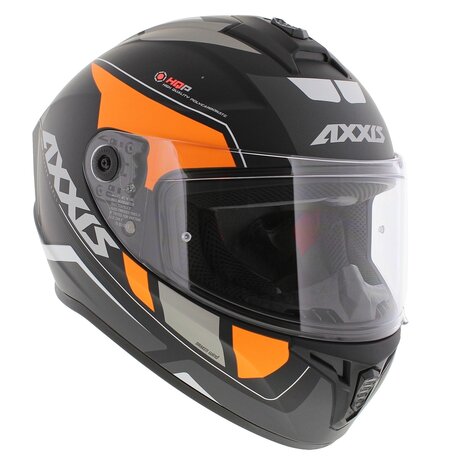 Axxis Draken S helm Wind mat zwart oranje