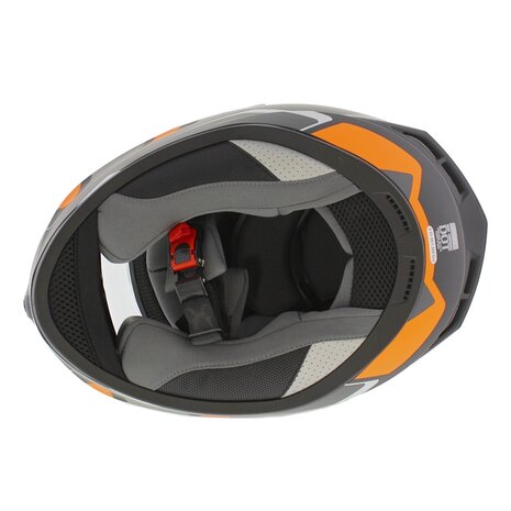 Axxis Draken S helm Wind mat zwart oranje