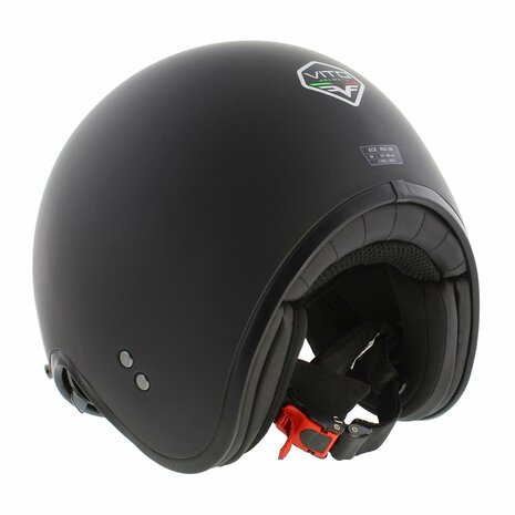 Vito Jet helm Le Mans Special mat zwart 