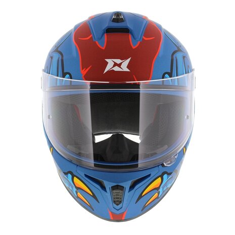 Axxis Draken S helm Dinotoon mat blauw