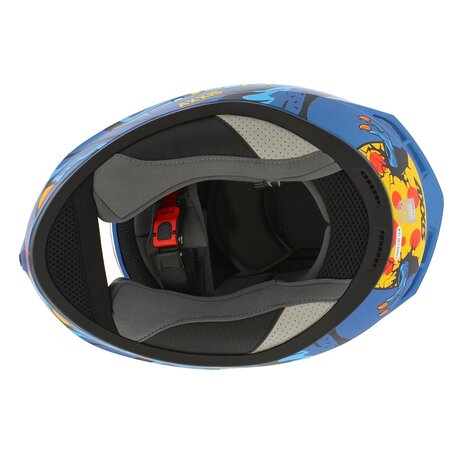 Axxis Draken S helm Dinotoon mat blauw