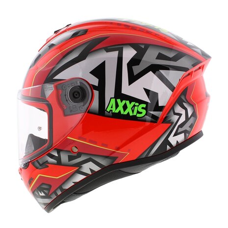 Axxis Draken S helm Jolly glans rood