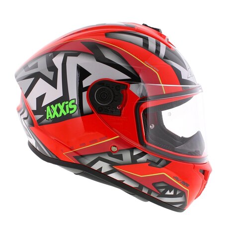 Axxis Draken S helm Jolly glans rood