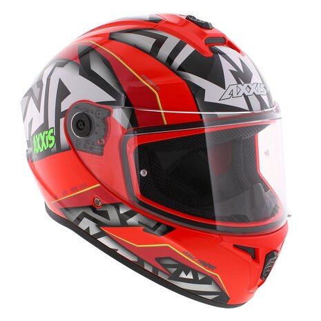Axxis Draken S helm Jolly glans rood