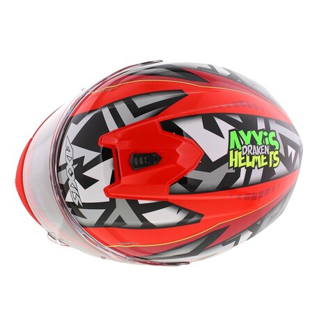 Axxis Draken S helm Jolly glans rood