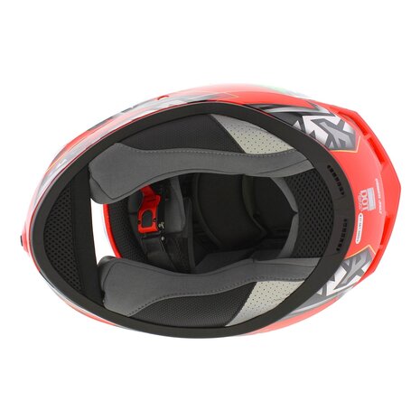 Axxis Draken S helm Jolly glans rood