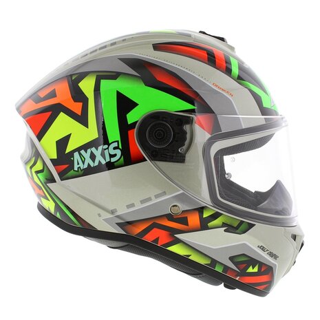 Axxis Draken S helm Jolly glans grijs