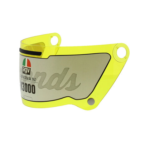 AGV LEG1 vizieren / AGV X3000 helm / beschikbaar in geel of zilver