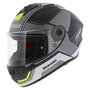 Axxis Draken S helm Sonar mat zwart grijs geel