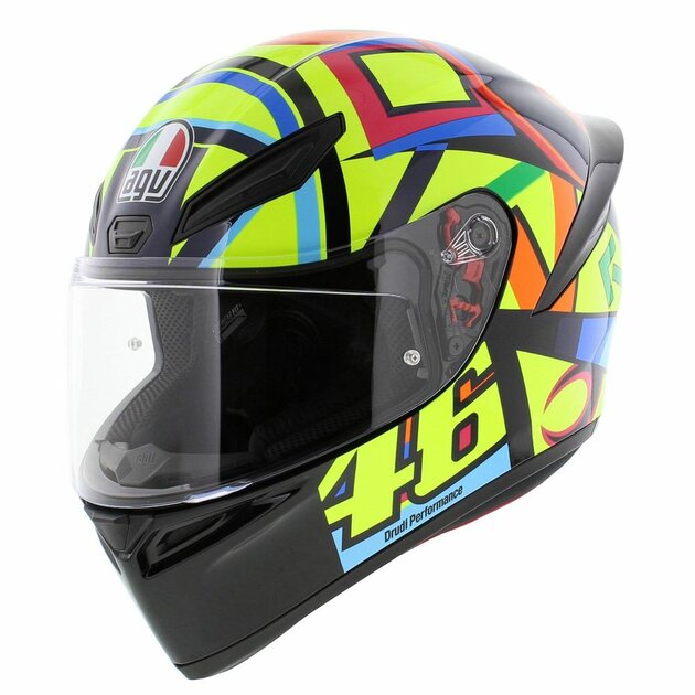 【美品・ロッシ】AGV K1 SOLELUNA 2017 レプリカ Sサイズ AGV K1 S Motorhelm Rossi Soleluna 2017 - Helmspecialist